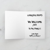 Carte de vœux d'anniversaire pour garçon (Intérieur)