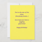 Carte de voeux d'anniversaire pour garçons personn (Dos)