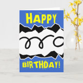 Carte de voeux d'anniversaire pour les joueurs de  (Fleur jaune)