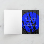 Carte de vœux d'anniversaire pour oncle (Intérieur)