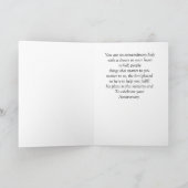 Carte de vœux d'anniversaire pour un pasteur (Intérieur)