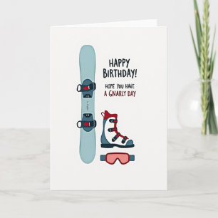 Carte de vœux d'anniversaire sportive