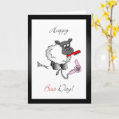 Carte de voeux d'anniversaire Stylist (Fleur jaune)