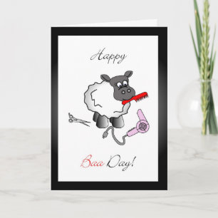 Carte de voeux d'anniversaire Stylist