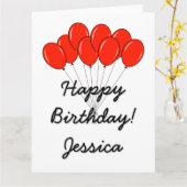 Carte de voeux d'anniversaire supplémentaire avec  (Fleur jaune)