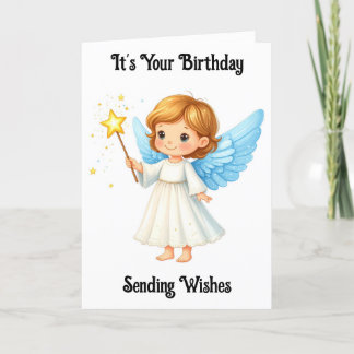 Carte de voeux d'anniversaire Sweet Angel