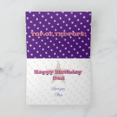 Carte de vœux d'anniversaire Top of The Pops (Intérieur)