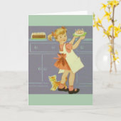 Carte de voeux d'anniversaire vintage (Fleur jaune)