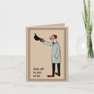 Carte de voeux d'anniversaire vintage Déco