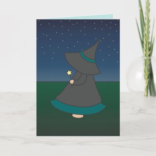 Carte de voeux d'anniversaire Witchy (Devant)