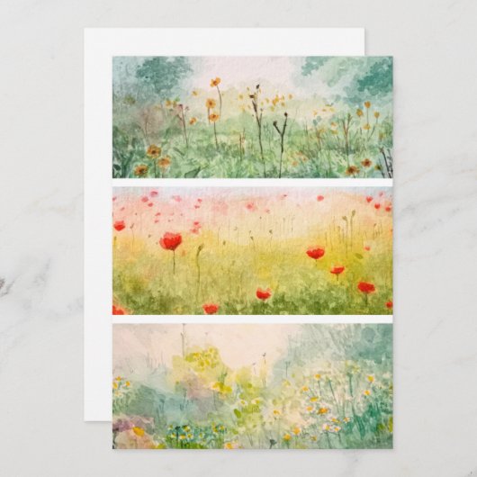 Carte de voeux dans mes rêves (Devant / Derrière)