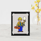 Carte de vœux d'appréciation du héros de la ligne (Fleur jaune)