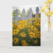 Carte de voeux d'arborétum de Webster (Fleur jaune)