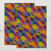 Carte de vœux Dark Geometric (Devant / Derrière)