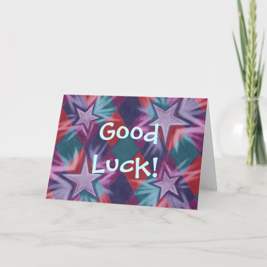 Carte de voeux Dark Jester 'Good Luck' (Devant)