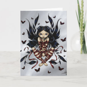 Carte de voeux "Dark Ribbon Fairy"