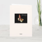 Carte de voeux d'art déco (Dos)