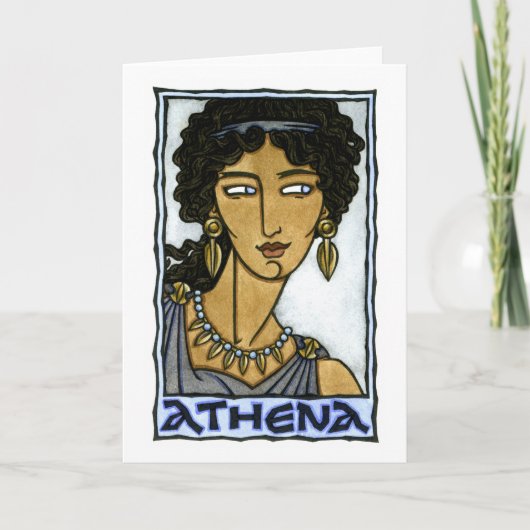 Carte de voeux d'Athéna (Devant)