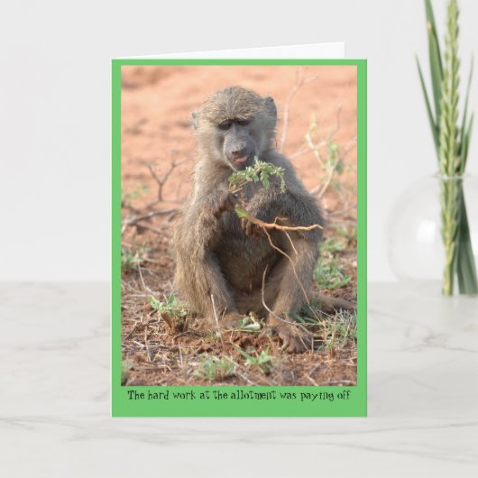 Carte de voeux d'attribution (Devant)