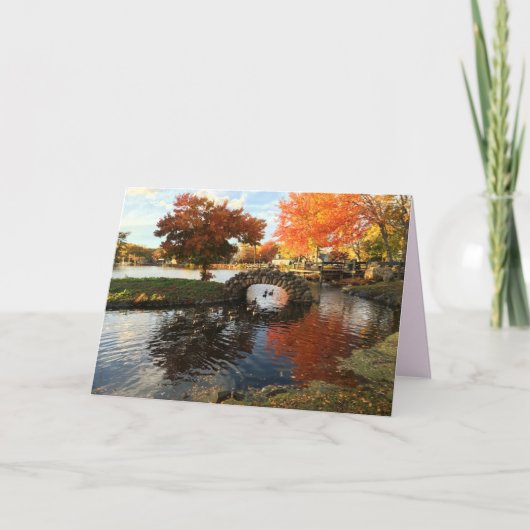 Carte de voeux d'automne (Devant)