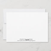 Carte de vœux d'automne (Dos)