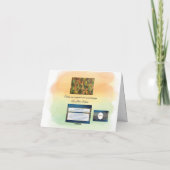 Carte de voeux d'automne (Dos)