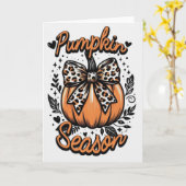 Carte de vœux d'automne  (Fleur jaune)