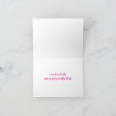 Carte de vœux d'autonomisation Black Girl Magic (Intérieur)