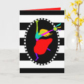 Carte de voeux Davidic Dancer (Fleur jaune)