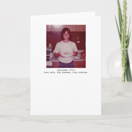 Carte de voeux de 1975 vacances (Devant)