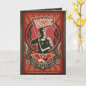 Carte de voeux de 1984 INGSOC (Fleur jaune)