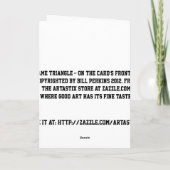 Carte de voeux de 3 gnomes (Dos)