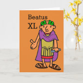 Carte de voeux de 40e anniversaire de l'empereur r (Fleur jaune)