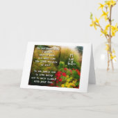 Carte de voeux de 6:8 de Micah (Fleur jaune)