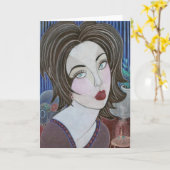 Carte de voeux de "Astrid" (Fleur jaune)