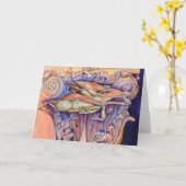 Carte De Voeux De Balise De Jeu Spike Et Curly (Fleur jaune)