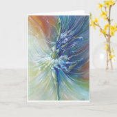 Carte de voeux de ballerine (Fleur jaune)