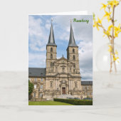 Carte de vœux de Bamberg (Fleur jaune)