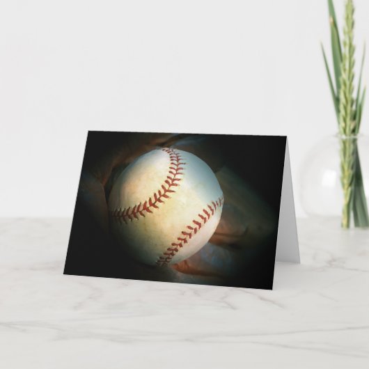 Carte de voeux de baseball (Devant)