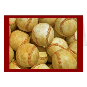 Carte de voeux de baseball