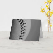 Carte de voeux de baseball (Fleur jaune)