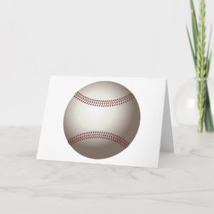 Carte de voeux de baseball