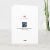 Carte de voeux de basilique (Dos)