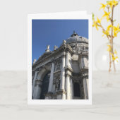 Carte de voeux de basilique (Fleur jaune)
