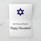 Carte de voeux de bassets allemands de Hava Nagila (Intérieur)