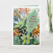 Carte de voeux de beauté aquarelle (Devant)