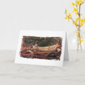 Carte de voeux de beauté dormante (Fleur jaune)