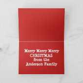 Carte de voeux de Bell de Noël (Intérieur)