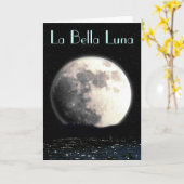 Carte de voeux de Bella Luna de La (Fleur jaune)