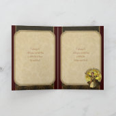 Carte de voeux de bénédictions de solstice (Intérieur)